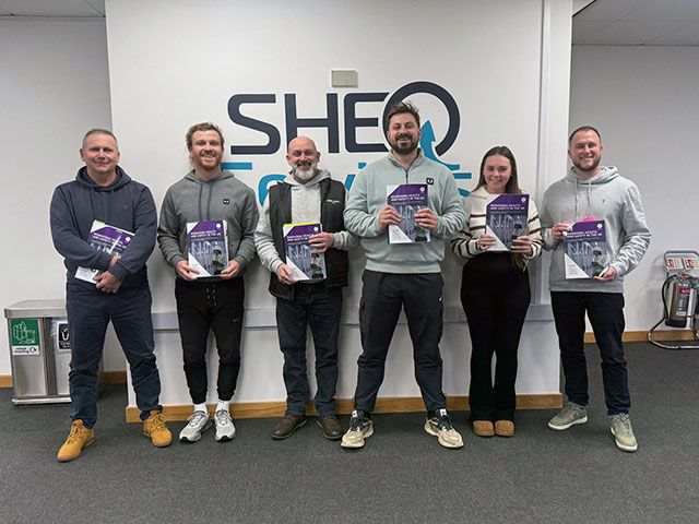 Delegates attending a health and safety course